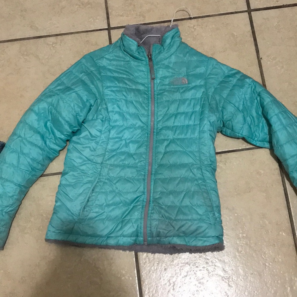 The North Face Teal Puffer Jacket